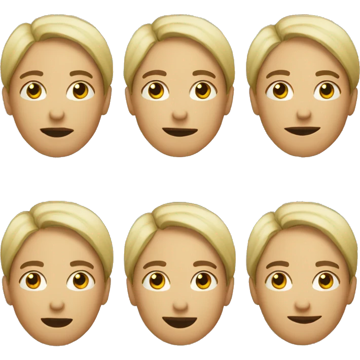 A normal yllwcircle emoji of a face making noie with lips emoji