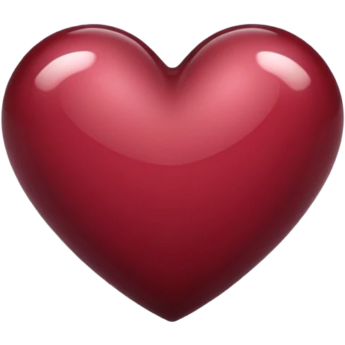 Maroon Heart emoji