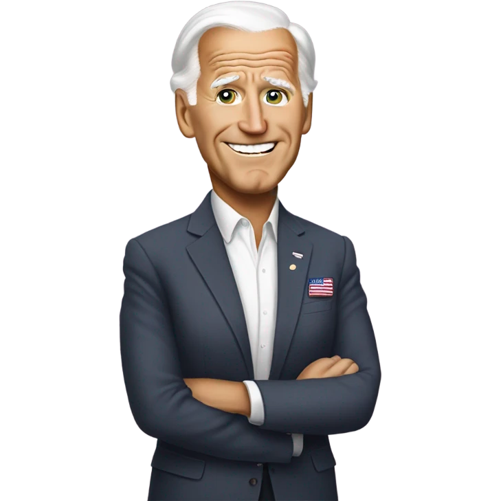 Joe Biden dressed in women clothes  emoji