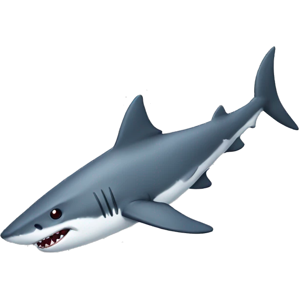 flying shark emoji