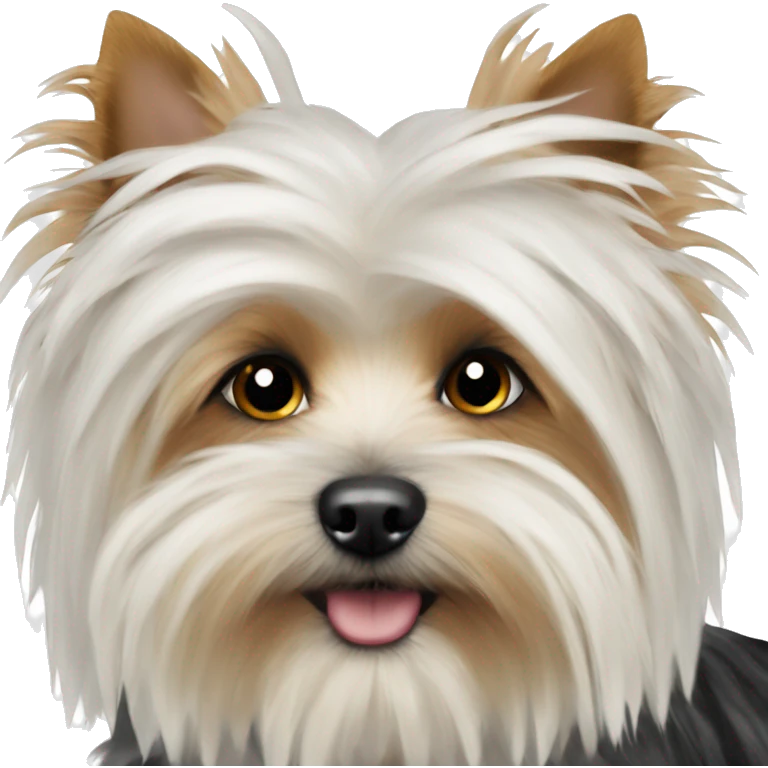 Yorkshier Terrier white fluffy emoji