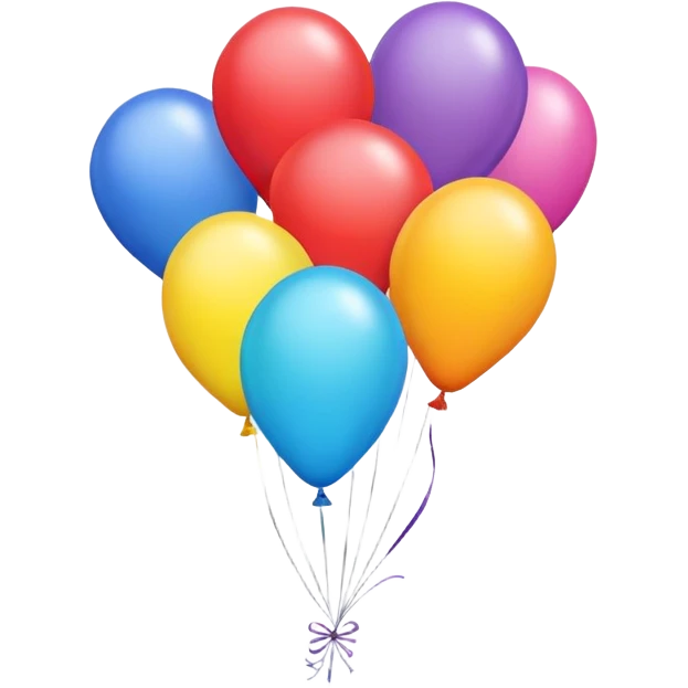Happy birthday balloons  emoji