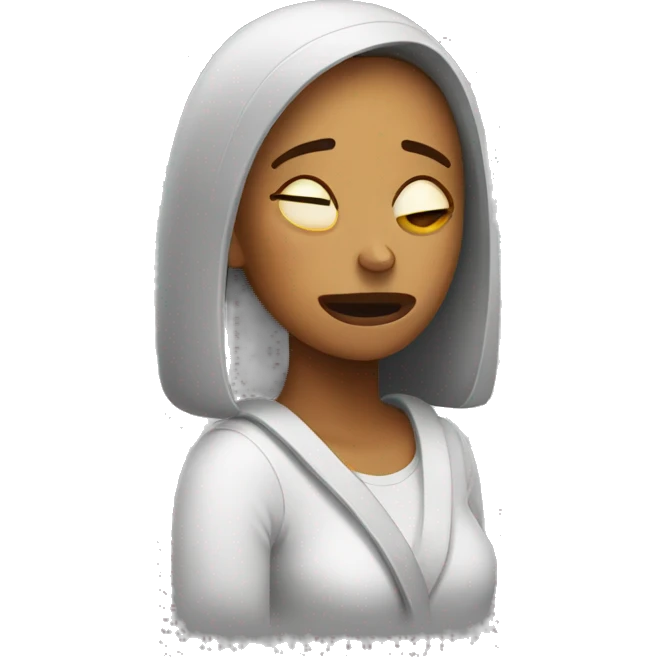 tired woman emoji