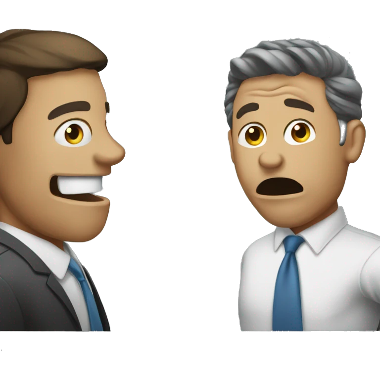 Big mouth annoying coworker won’t stop talking  emoji