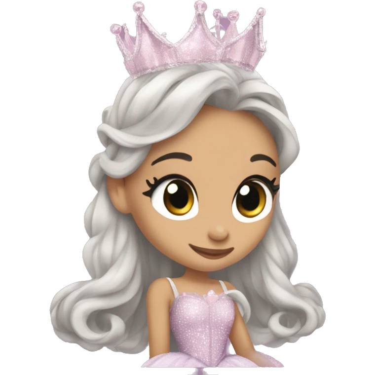 Ariana grande as glinda the good witch from wicked emoji