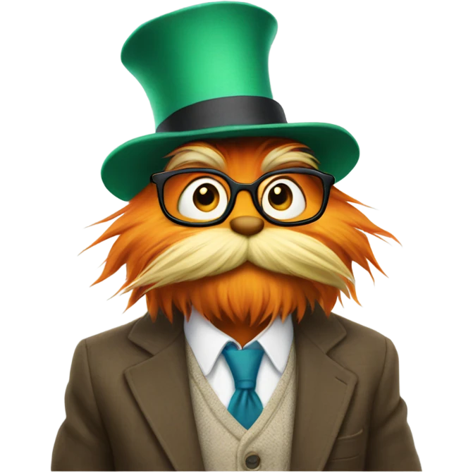 Preppy Lorax  emoji
