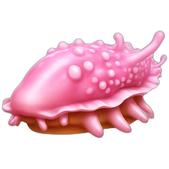pink sea slug emoji