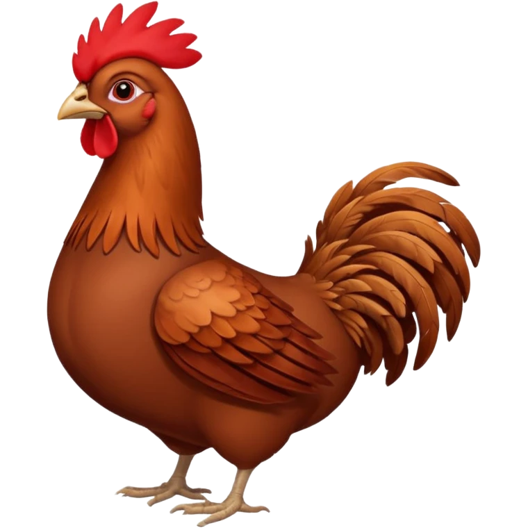 Cinnamon Queen hen emoji