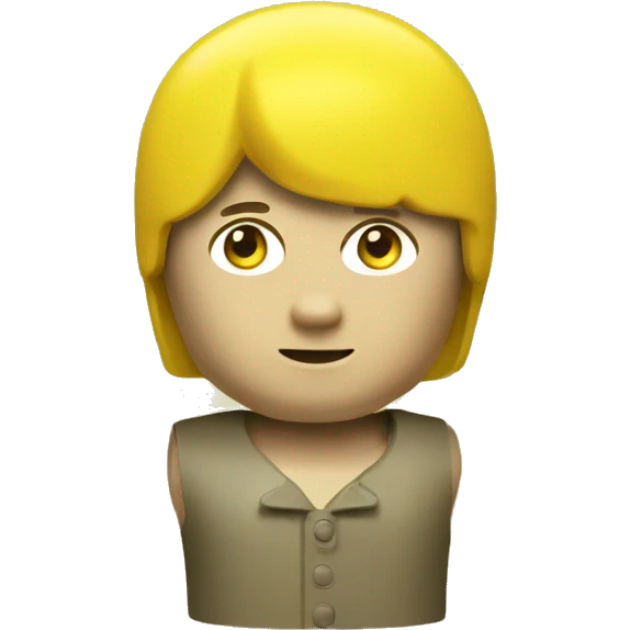 Playmobil yellow head emoji