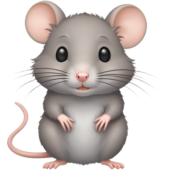 Gray rat emoji