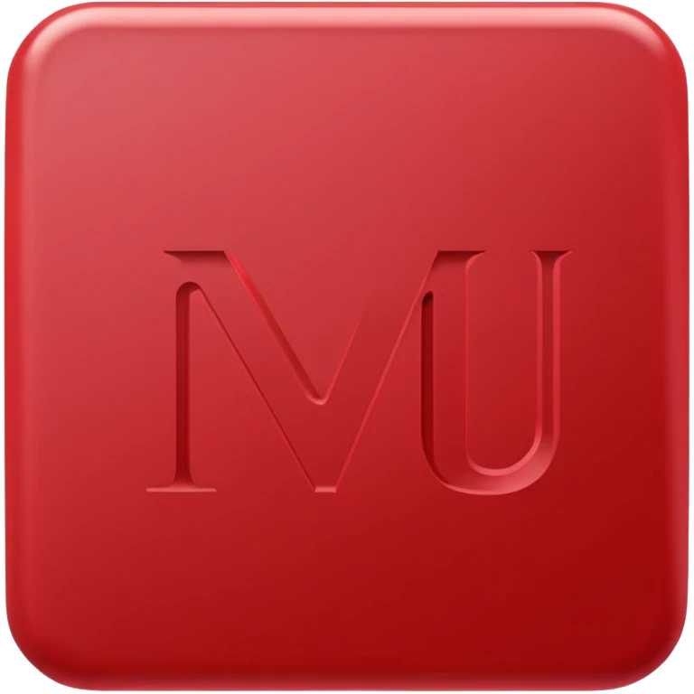 red square typed in it (NMU) emoji