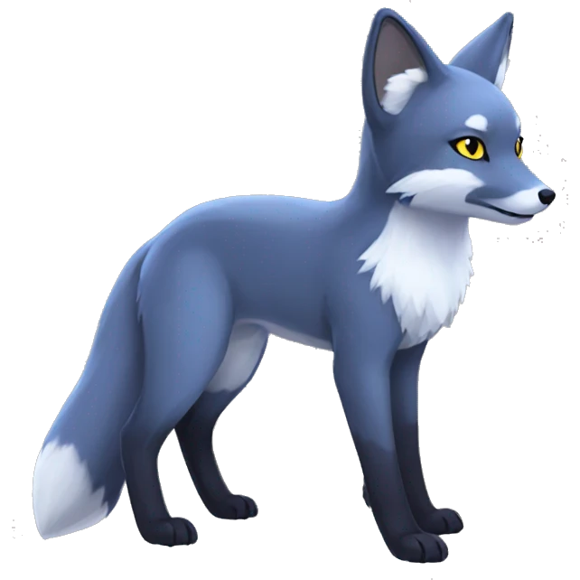 Arctic-Fox-Umbreon-hybrid full body emoji