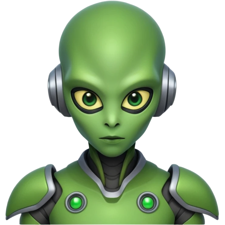 aliens look alike humans but very tech emoji
