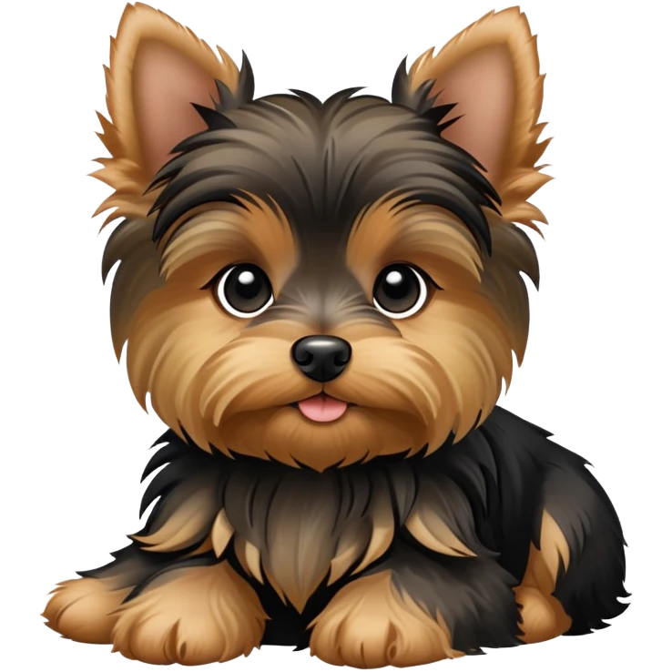 Yorkie puppy emoji