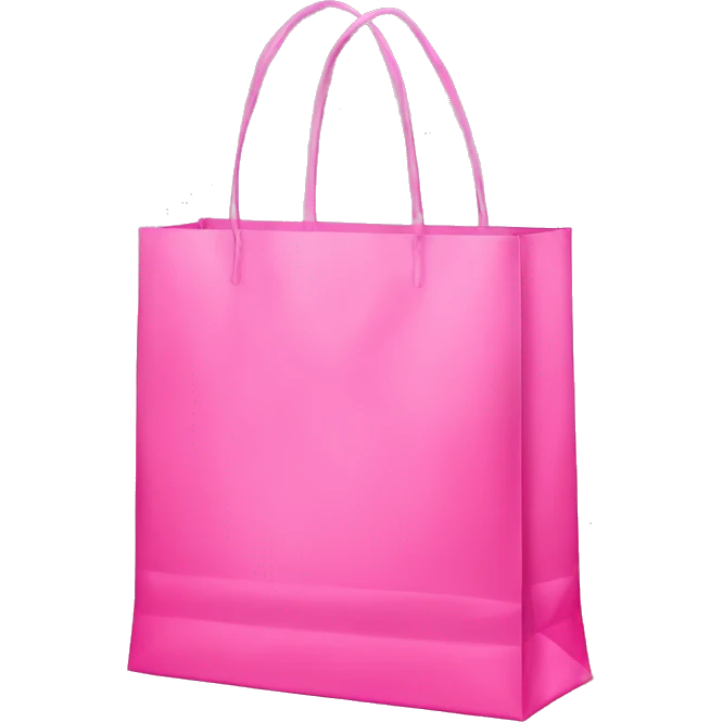 Pink victoria’s secret shopping bag emoji