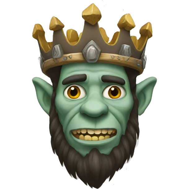 troll king emoji