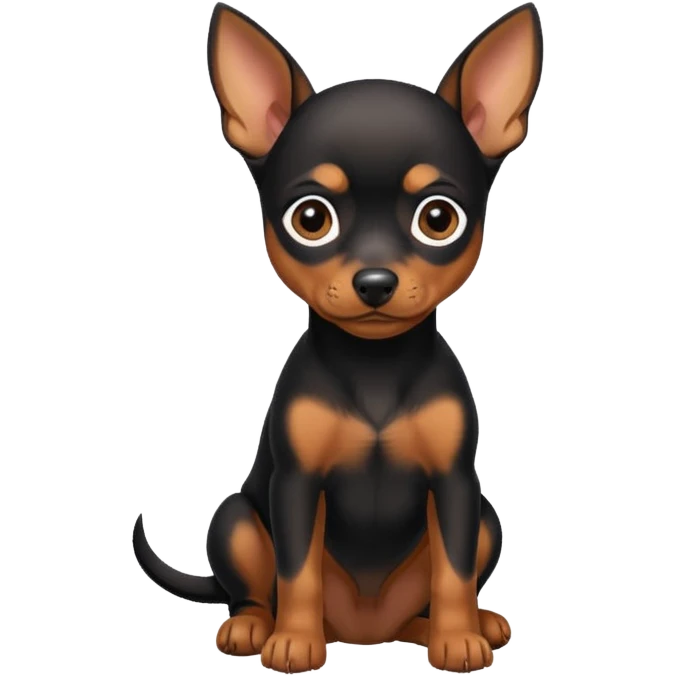 cachorro pinscher  emoji