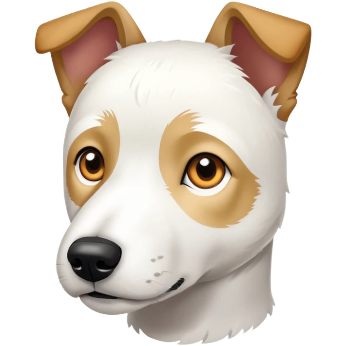 White Fox Terrier emoji