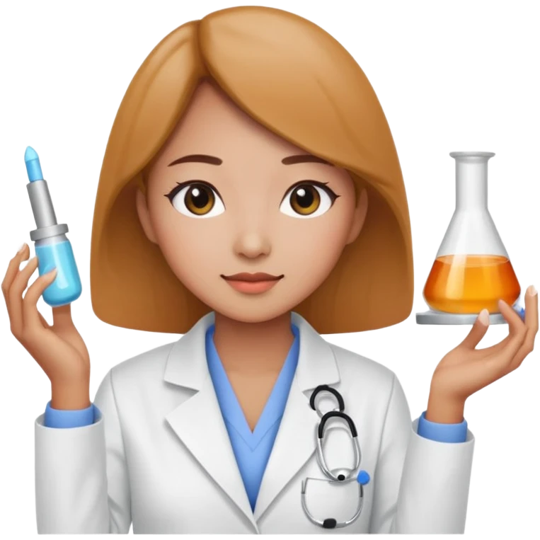 a korean product marketing expert women in cosmetics industry emoji