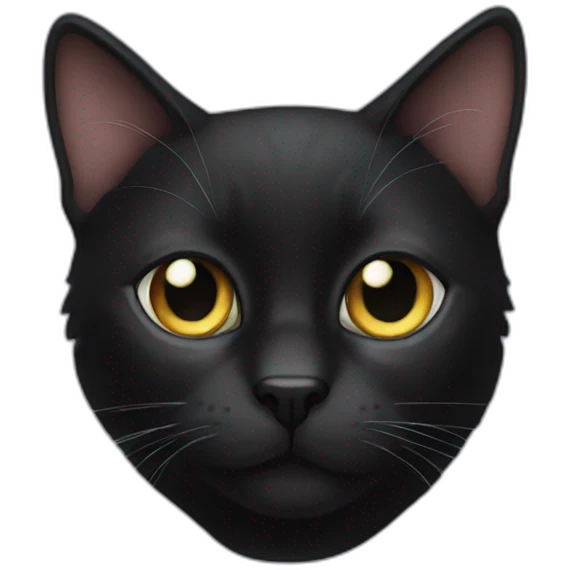 black cat named goose emoji