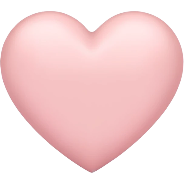 pale pink heart  emoji