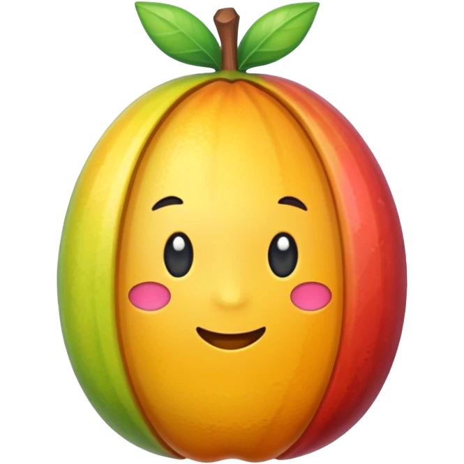 one fruit candy in a colored wrapper emoji