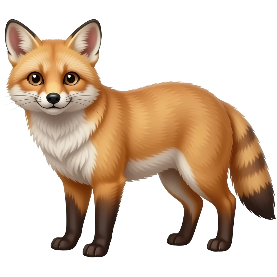 shiny vernid-sergal-civet-genet-animal-hybrid emoji