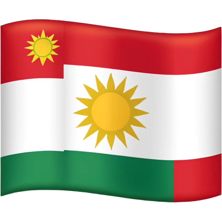 Kurdistan flag emoji