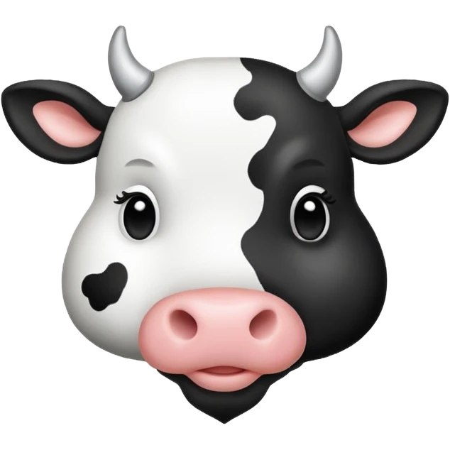 cuore con il colore mucca emoji