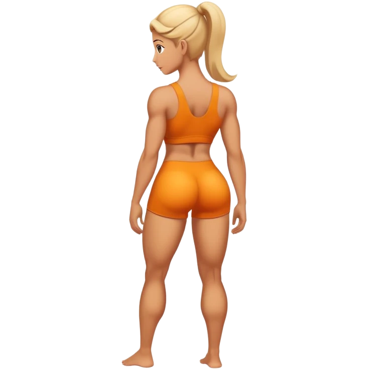 Glutes emoji