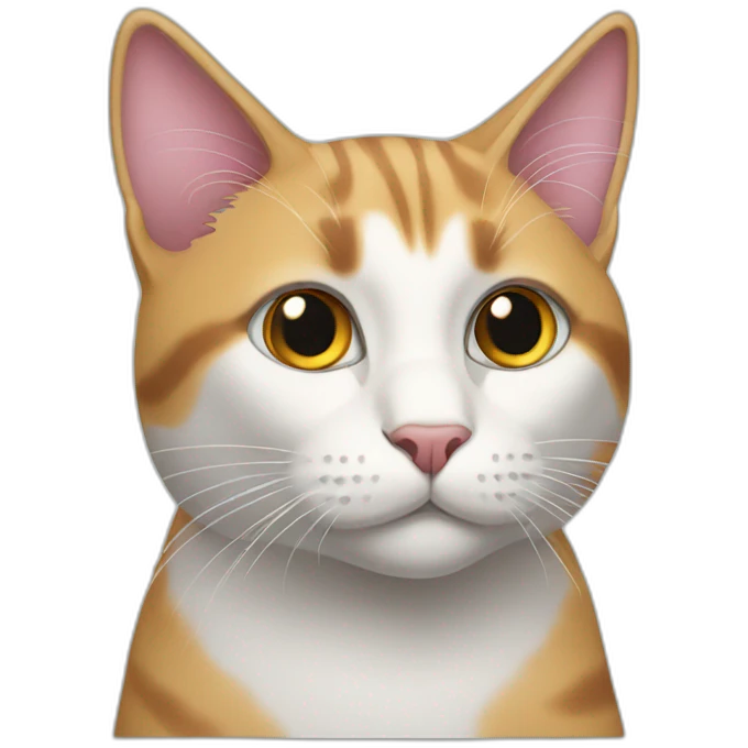 3 coloured cat emoji