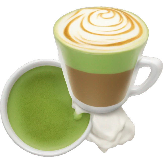 Matcha latte emoji