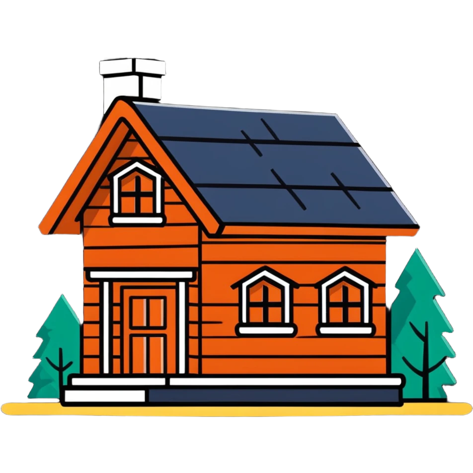 small log house emoji