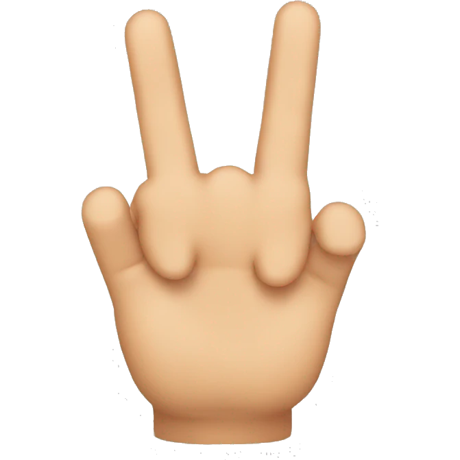 3 fingers  emoji