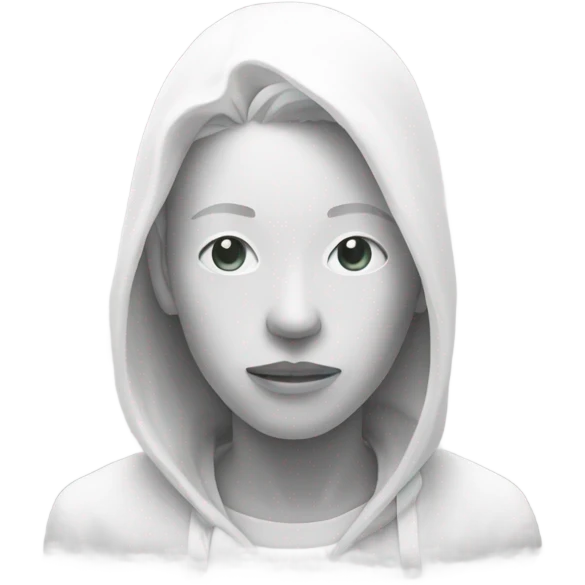 Solitude white emoji