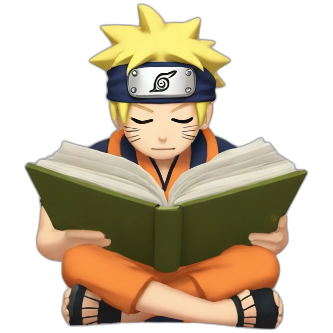 Naruto Usumaki reading emoji