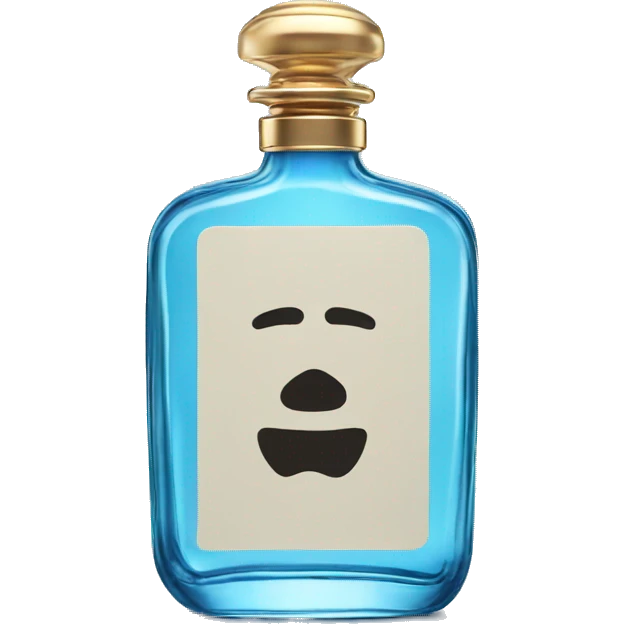  cologne bottle blue  emoji