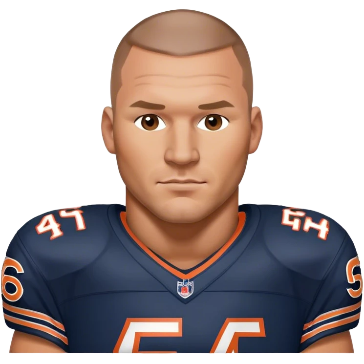 Brian Urlacher Chicago Bears emoji