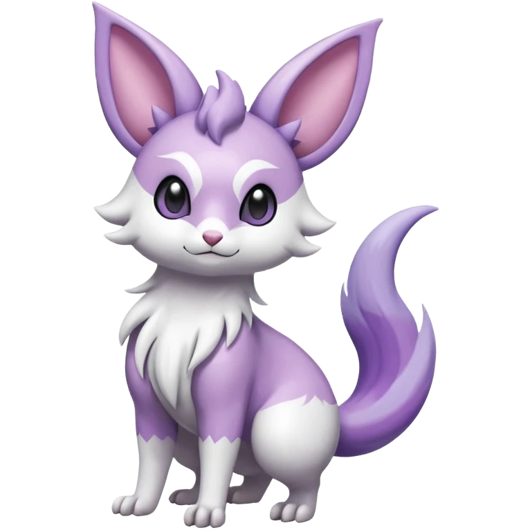 Shiny Furret-Absol-Mienshao-Espeon-Hybrid (Full body) emoji