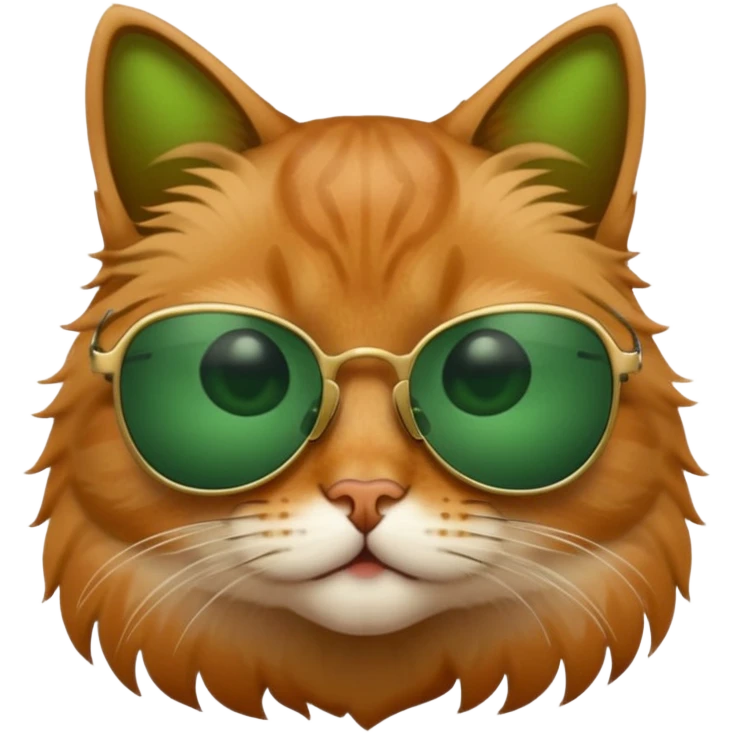 Cat wearing sunglasses emoji