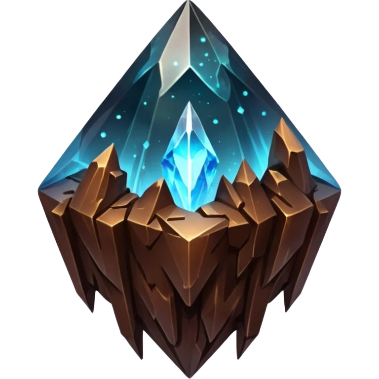 dark brown nebula crystal shard emoji