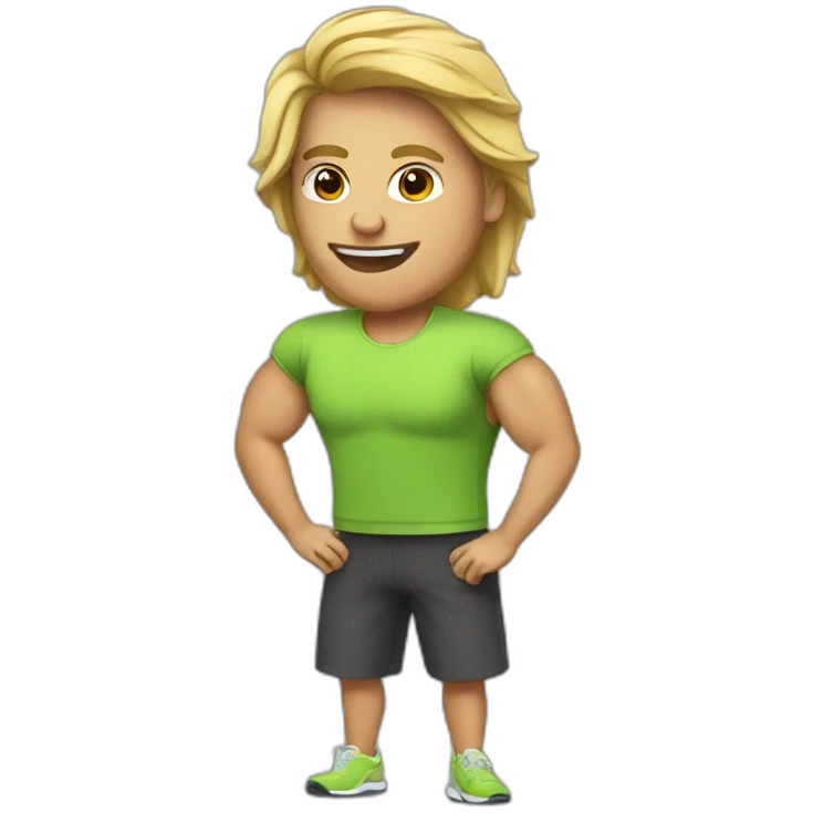 fitness coach emoji