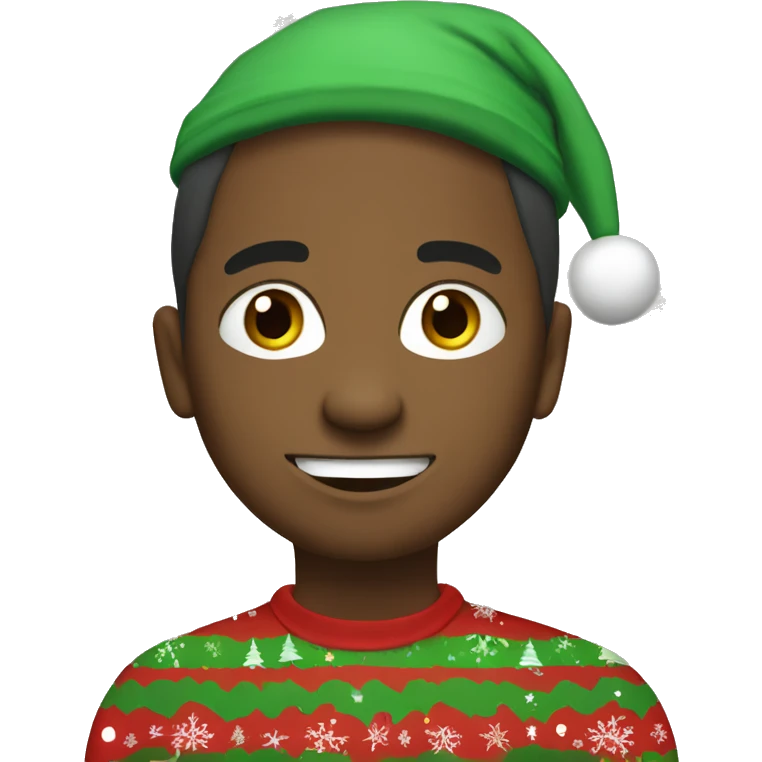 The name “Ziel” as a Christmas cartoon  emoji