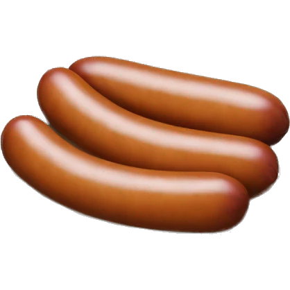 a sausage in a bowl emoji
