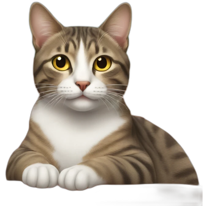 CAT LIVING THEIR BEST LIFE emoji