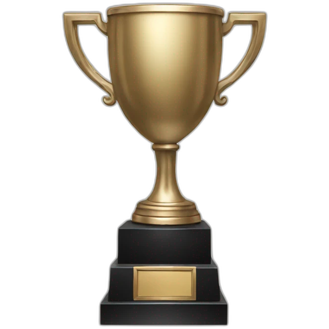 trophy in hand emoji