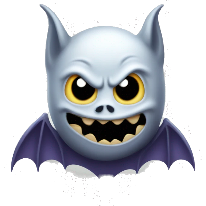 evil bat ghost  emoji