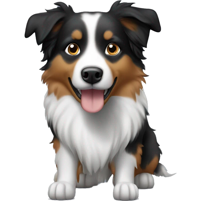 Anvil with Jumping Australian shepherd  emoji