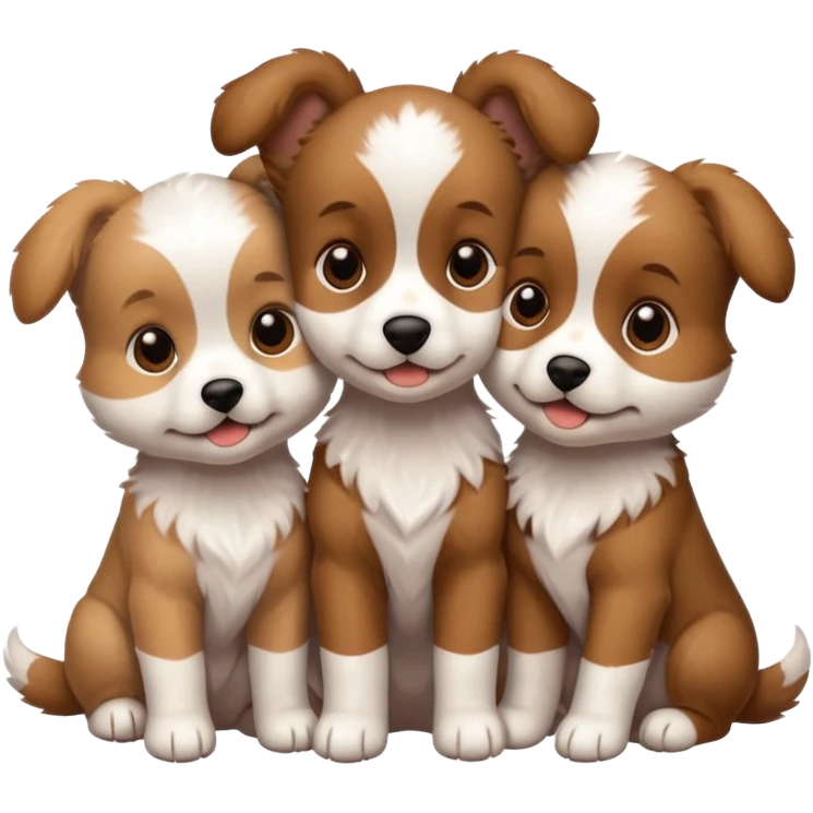 3 puppes emoji