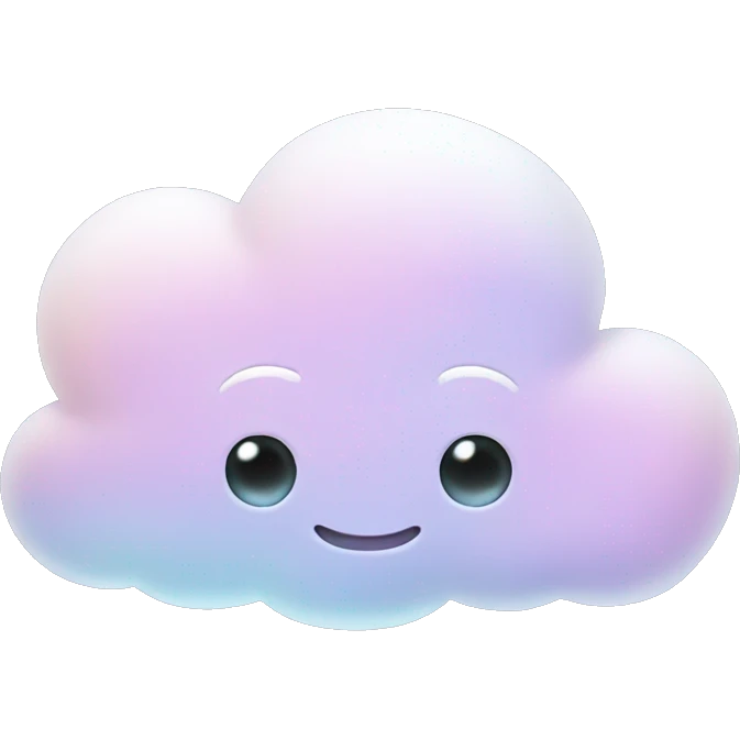 Pastel Cloud emoji